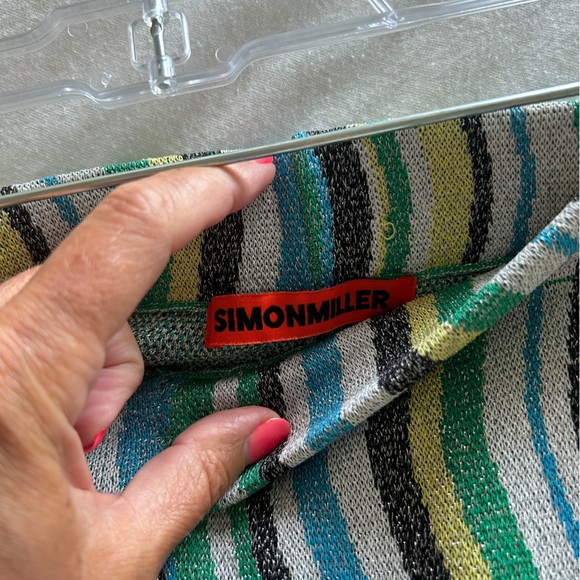 Simon Miller Nova Striped Viscose Pants - Picture 10 of 12